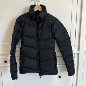 Backcountry black puffer